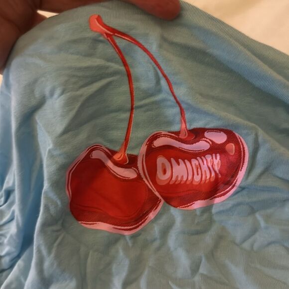 NWT O-Mighty Cherry Graphic Tube Top S - Picture 5 of 7
